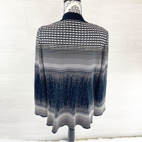 Ming Wang Multiprint Button Down Cardigan - Picture 5 of 8